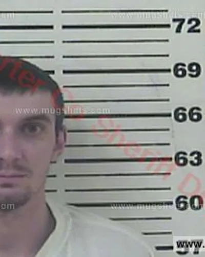 Booking photo of Kristopher Michael Collins, Carter County, Aug 20, 2017