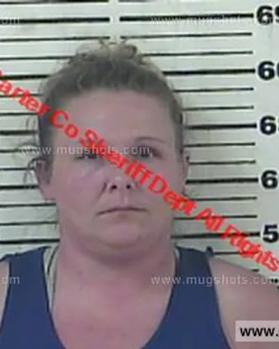 Booking photo of Rebecca Bennett, Carter County, Jul 16, 2015