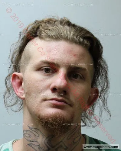 Booking photo of Justin Blowers, Carter County, Dec 3, 2019