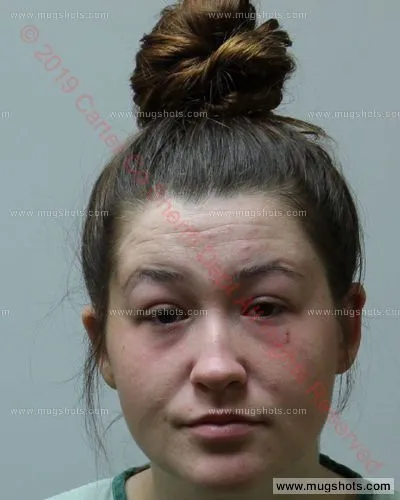 Booking photo of Destiny Hopkins, Carter County, May 25, 2019