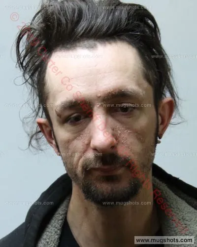 Booking photo of Justin Michael Trivette, Carter County, Mar 9, 2019