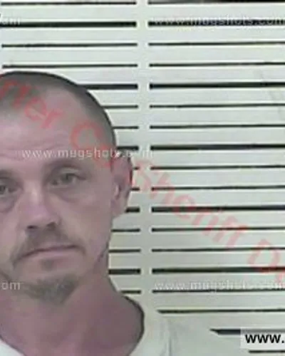 Booking photo of Harold Brian Russell, Carter County, Aug 23, 2017