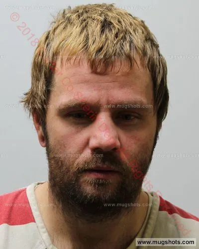 Booking photo of Kevin William Tyler Hamby, Carter County, Dec 7, 2018