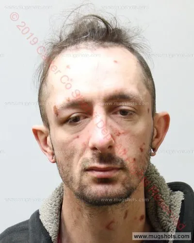 Booking photo of Justin Michael Trivette, Carter County, Feb 16, 2019