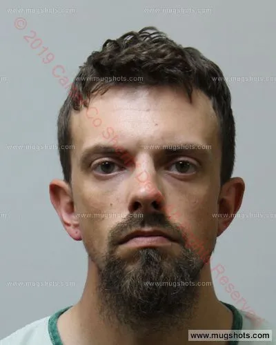 Booking photo of Christopher Curtis Russell, Carter County, Apr 16, 2019