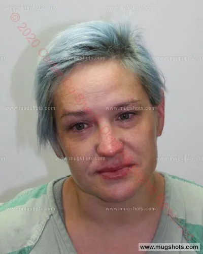 Booking photo of Amber Burleson, Carter County, Jul 18, 2020