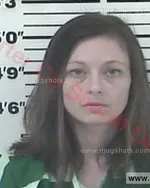 Booking photo of Ashley Strahan Leonard, Carter County, Feb 10, 2018