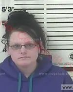 Booking photo of Ashlee Sue Townsend-Branch, Carter County, Mar 27, 2018