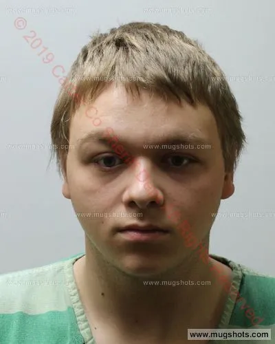 Booking photo of Mitchell Dudek, Carter County, Dec 3, 2019