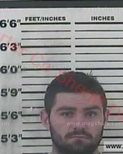 Booking photo of Zachary Benfield, Carter County, May 3, 2018