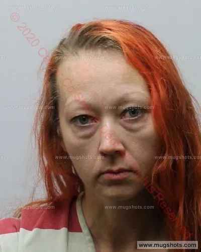 Booking photo of Amber Cole, Carter County, Feb 25, 2020