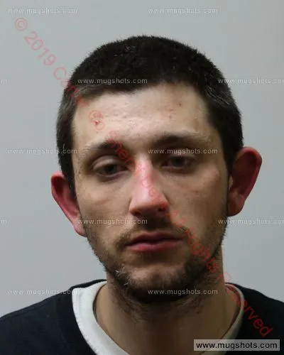 Booking photo of Dustin Ray Turbyfill, Carter County, Feb 21, 2019