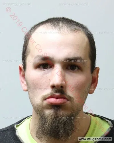 Booking photo of Dustin Wooten, Carter County, Jan 9, 2019