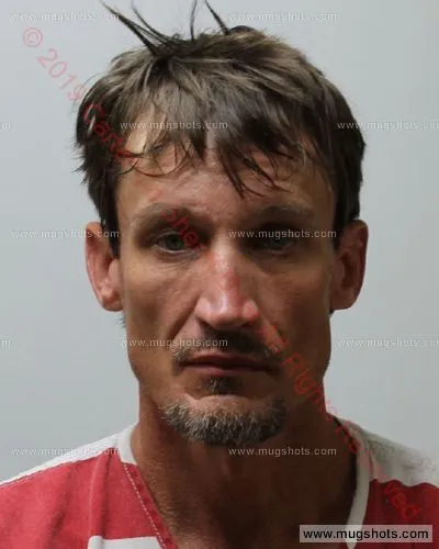 Booking photo of Shane A Vaughn, Carter County, Oct 12, 2019