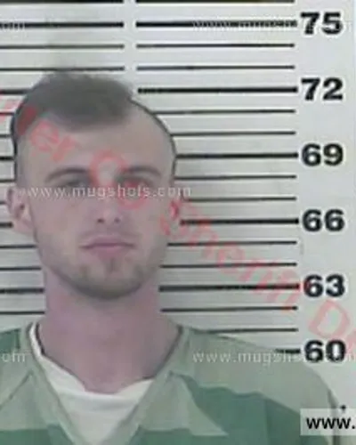 Booking photo of Benjamin Arron Blackwell, Carter County, Feb 19, 2018