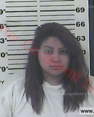 Booking photo of Monica Hernadez, Carter County, May 9, 2016