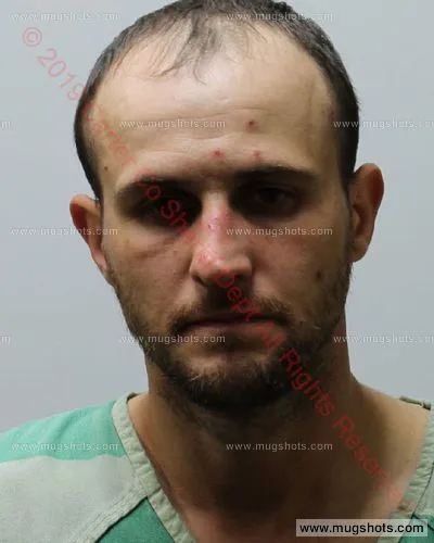 Booking photo of Cody Alen Farmer, Carter County, Oct 15, 2019