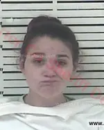 Booking photo of Kaycie Leann Hunter, Carter County, Oct 17, 2017