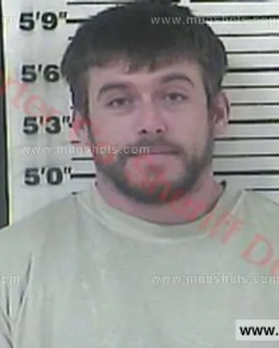 Booking photo of Arron Absher, Carter County, May 17, 2018