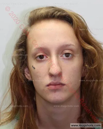 Booking photo of Sydney Bolin, Carter County, May 27, 2020