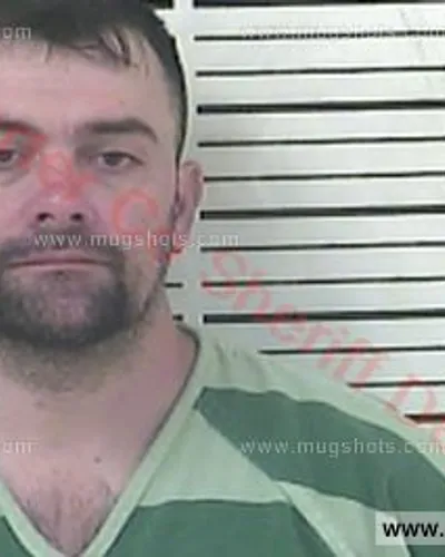 Booking photo of Larry Douglas Trivette Jr., Carter County, May 11, 2018