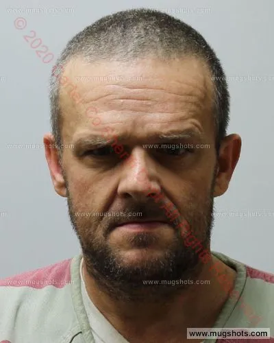 Booking photo of Travis Harris, Carter County, Feb 13, 2020