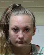 Booking photo of Tessia Joelene Leonard, Carter County, May 1, 2019