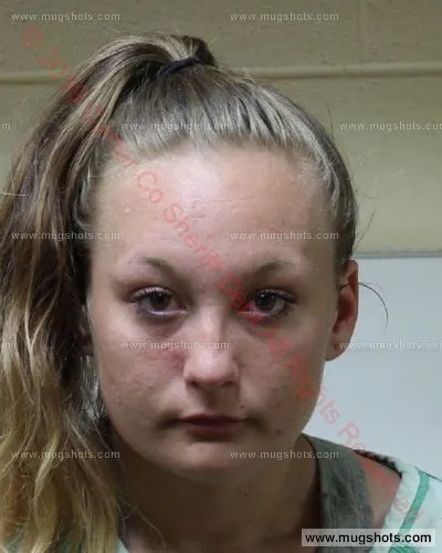 Booking photo of Tessia Joelene Leonard, Carter County, May 1, 2019