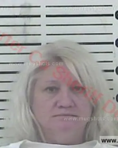 Booking photo of Sandy Marie Hodges, Carter County, Feb 2, 2018