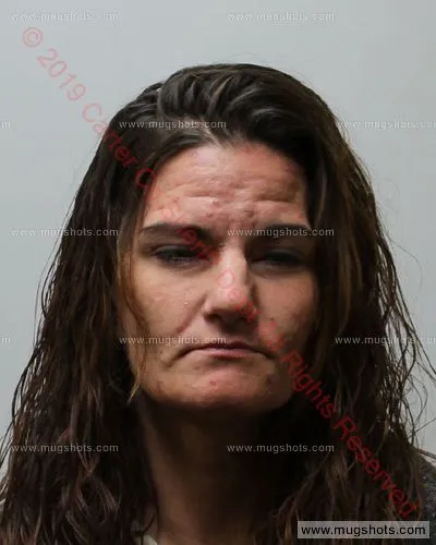 Booking photo of Brittany Rice, Carter County, Nov 8, 2019