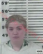 Booking photo of Shelby Lynn Salley, Carter County, Apr 26, 2018