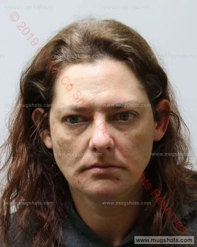 Booking photo of Kristie Thornton, Carter County, Feb 22, 2019