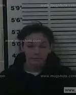 Booking photo of Megan Marie Kay Chorvas, Carter County, May 3, 2014
