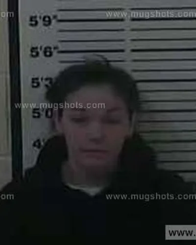 Booking photo of Megan Chorvas, Carter County, May 3, 2014