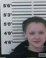 Booking photo of Cristin Grace Dugger, Carter County, Mar 28, 2013