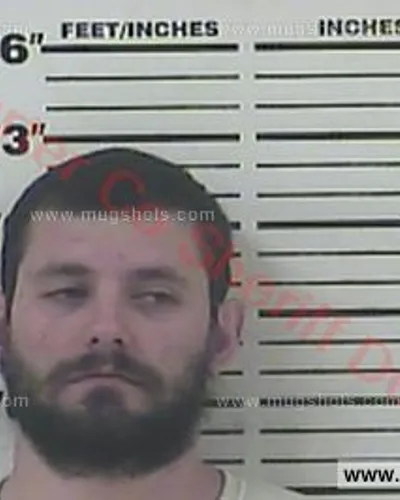 Booking photo of Travis Hensley, Carter County, Jan 12, 2017