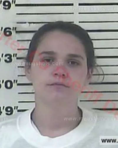 Booking photo of Kaycie Leann Hunter, Carter County, Aug 10, 2017