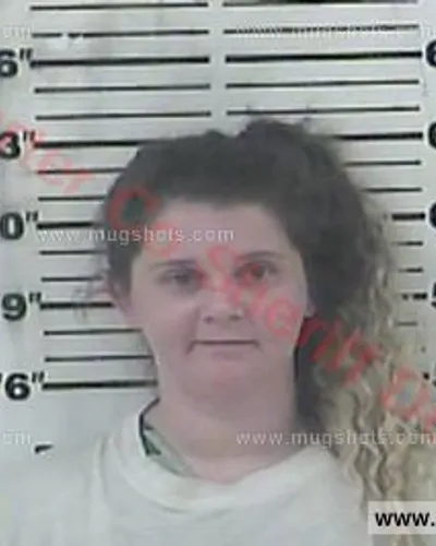 Booking photo of Ashley Dusty Stevens, Carter County, May 8, 2018