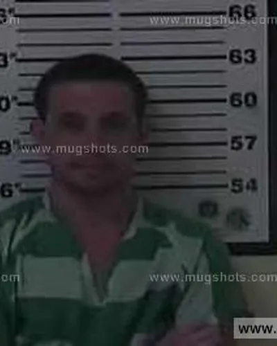 Booking photo of Dustin Whitehead, Carter County, Aug 4, 2014