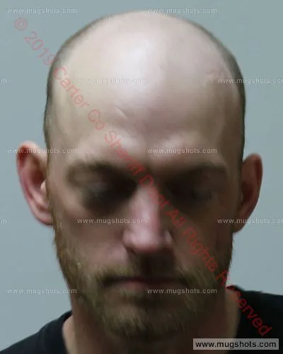 Booking photo of Aaron Milhorne, Carter County, Mar 18, 2019