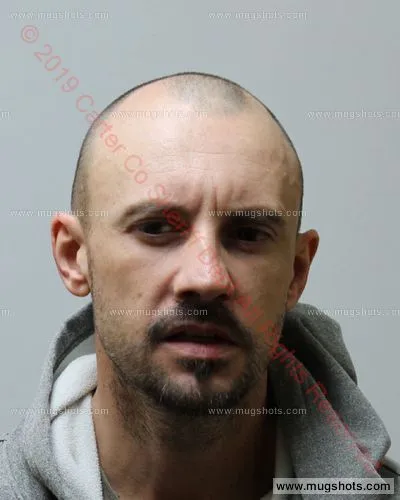 Booking photo of Andy Paul Miller, Carter County, Feb 26, 2019