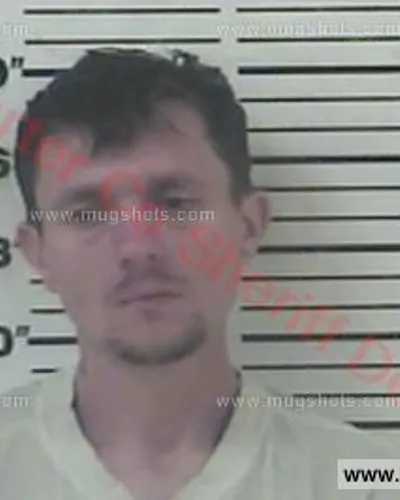 Booking photo of Justin Lee Harrell, Carter County, Oct 2, 2017