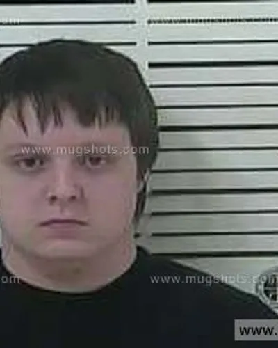 Booking photo of Dustin Vanover, Carter County, Oct 10, 2013