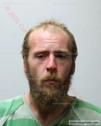 Booking photo of Justin Franklin, Carter County, Feb 24, 2020