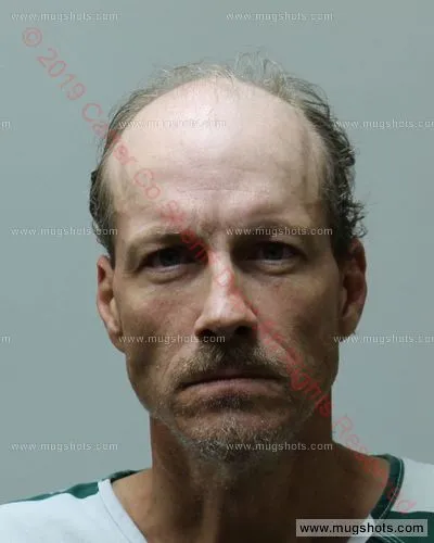 Booking photo of Jeffery Allen Sutherland, Carter County, May 30, 2019