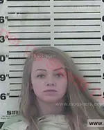 Booking photo of Lauren Taylor Collins, Carter County, Apr 4, 2018