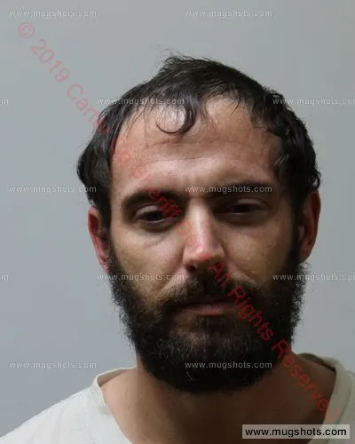 Booking photo of JUSTIN LEE HYDER, Carter County, Feb 12, 2019