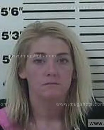 Booking photo of Ashley Lynn Whaley, Carter County, Feb 8, 2014