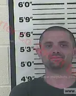 Booking photo of Dustin Lee Moss, Carter County, Mar 27, 2016