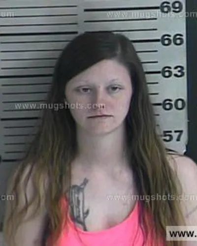 Booking photo of Ashley Orman, Dyer County, Apr 2, 2016